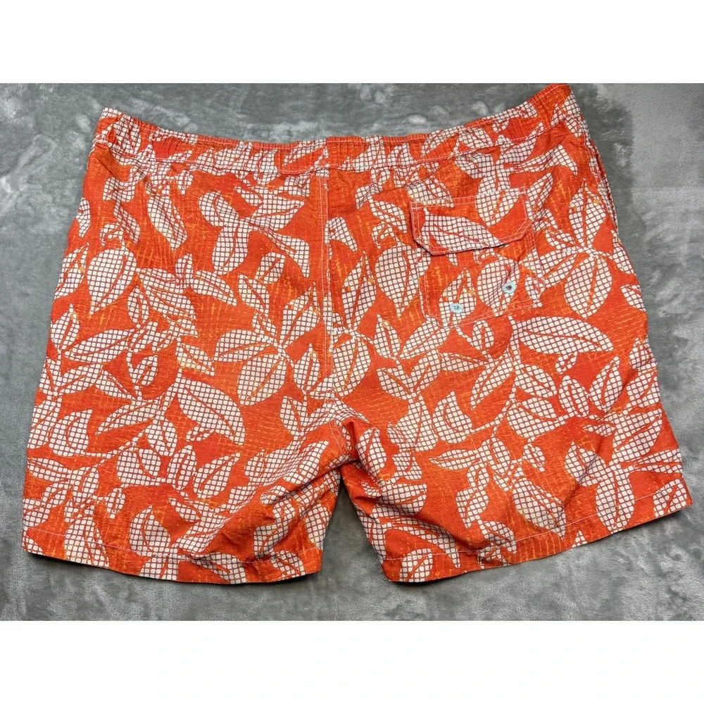 Tommy Bahama Relax Swim Suit Mens X Large Shorts‎ Trunks Leaf Tropical Liner